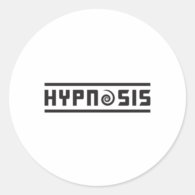 Hypnosis Best Hypnotist Hypnotizer Hypnotic Gift Classic Round Sticker (Front)