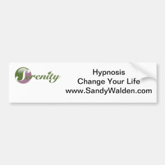Hypnosis  Change Your Life Bumper Sticker