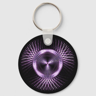Hypnosis Fractal Keychain