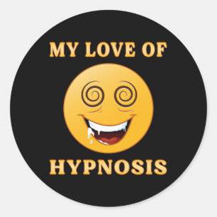 Hypnosis Hypnotist Hypnotic Hypnotizer Funny Gift Classic Round Sticker