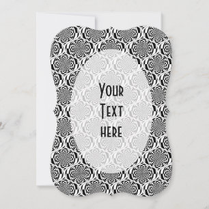 Hypnosis Pattern black white + your text