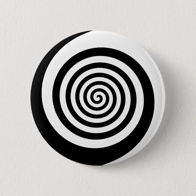 Hypnosis Spiral Button (Front)