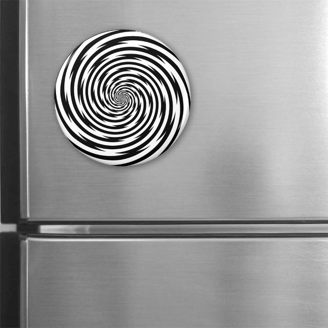Hypnosis Spiral Magnet (Add a fun twist to your fridge or office with this 
spiral design magnet! 
)