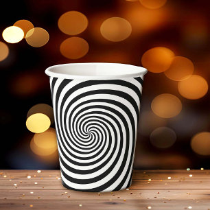 Hypnosis Spiral  Paper Cups