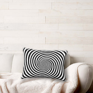 Hypnosis Spiral Throw Pillow