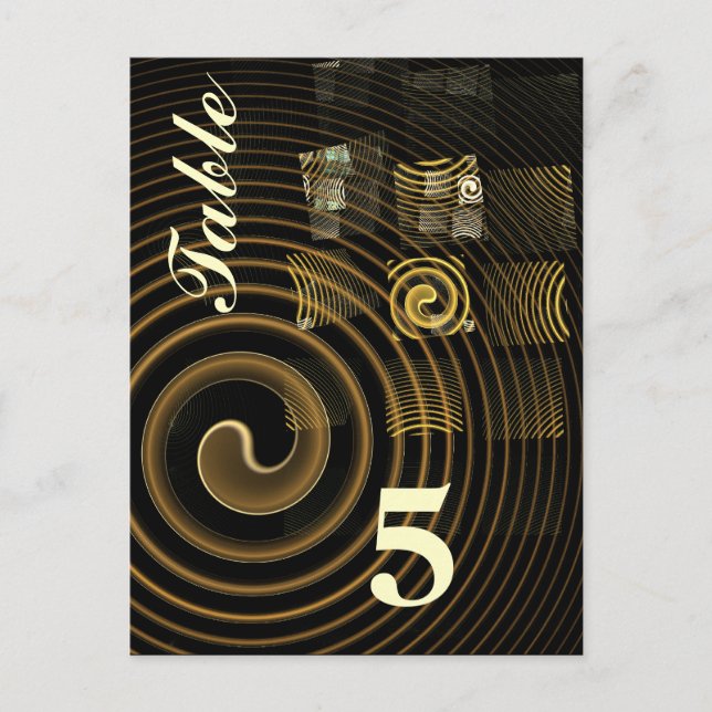 Hypnosis Table Number Postcard (Front)
