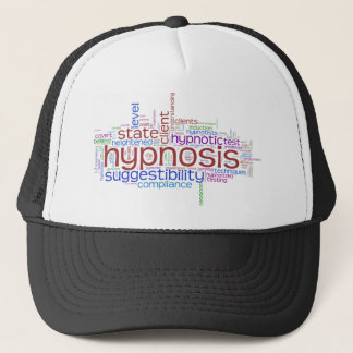 Hypnosis Word Art Trucker Hat