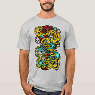 Hypnotic Amorphous Phantasmagoric Modern Groovy  T-Shirt
