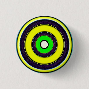 Hypnotic Circles 3 Cm Round Badge