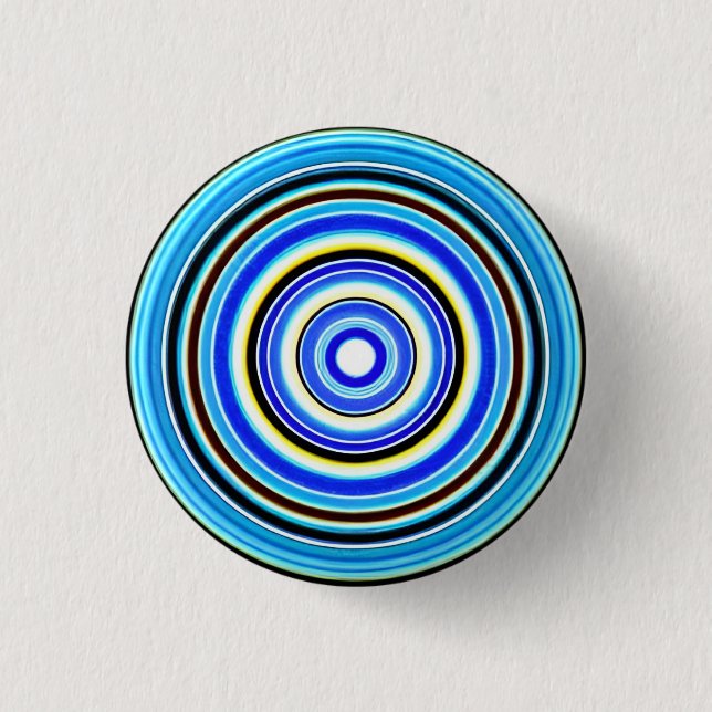 Hypnotic Circles 3 Cm Round Badge (Front)
