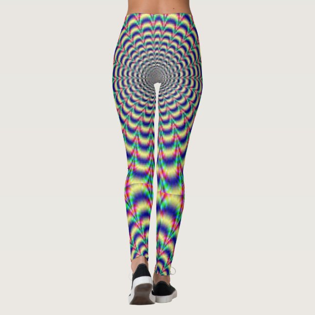 Hypnotic Design Leggings (Back)