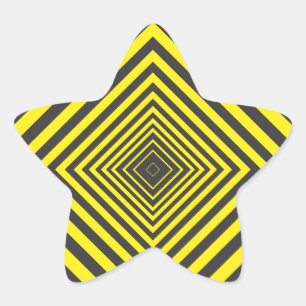 HYPNOTIC DIAMONDS STAR STICKER