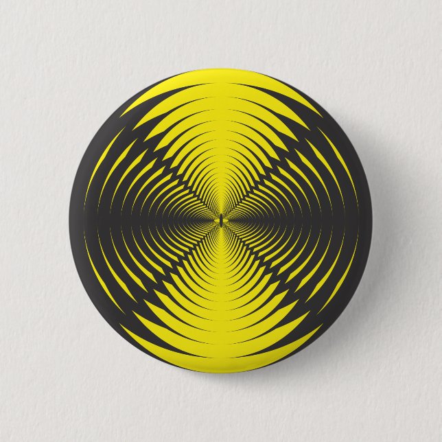 Hypnotic disc 6 cm round badge (Front)