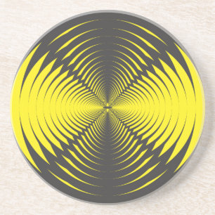 Hypnotic disc coaster