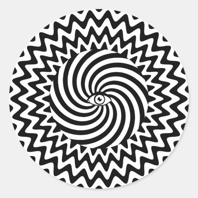 Hypnotic eye sticker (Front)