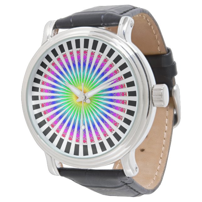 Hypnotic Flower Watch (Angled)