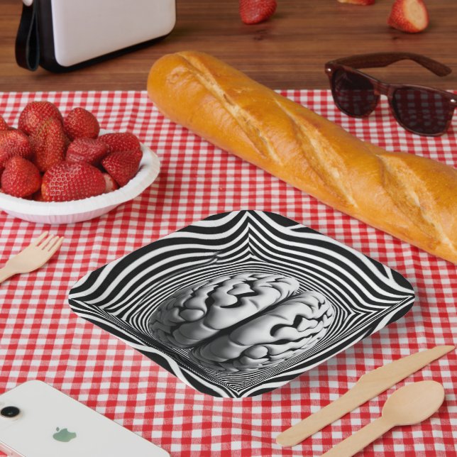 Hypnotic Mind Maze – Dive Into the Spiral Paper Plate (Picnic)