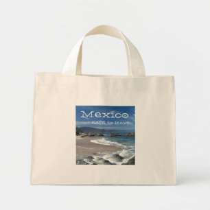 Hypnotic Pacific; Mexico Souvenir Mini Tote Bag