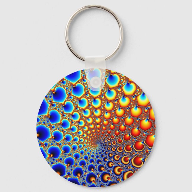 Hypnotic portal - Fractal Key Ring (Front)