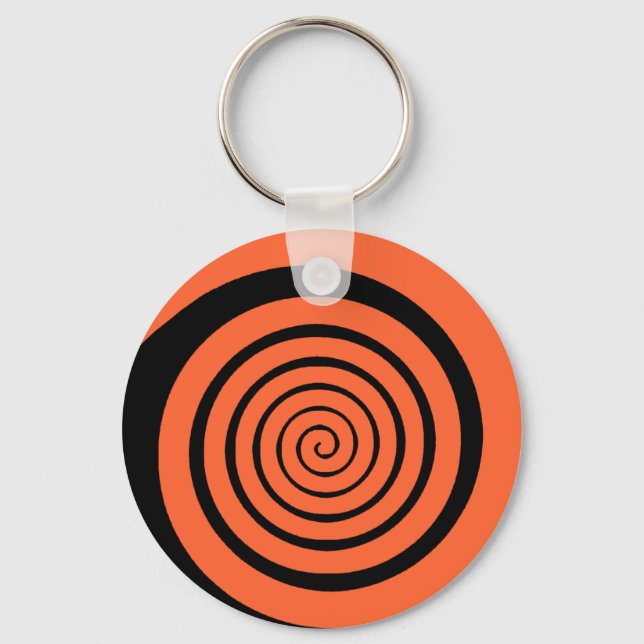 hypnotic spiral key ring (Front)