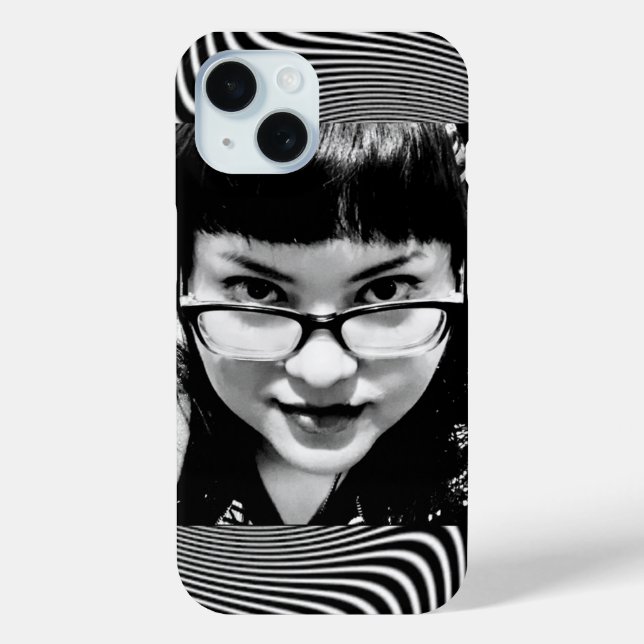 hypnotic stare in black and white Case-Mate iPhone case (Back)