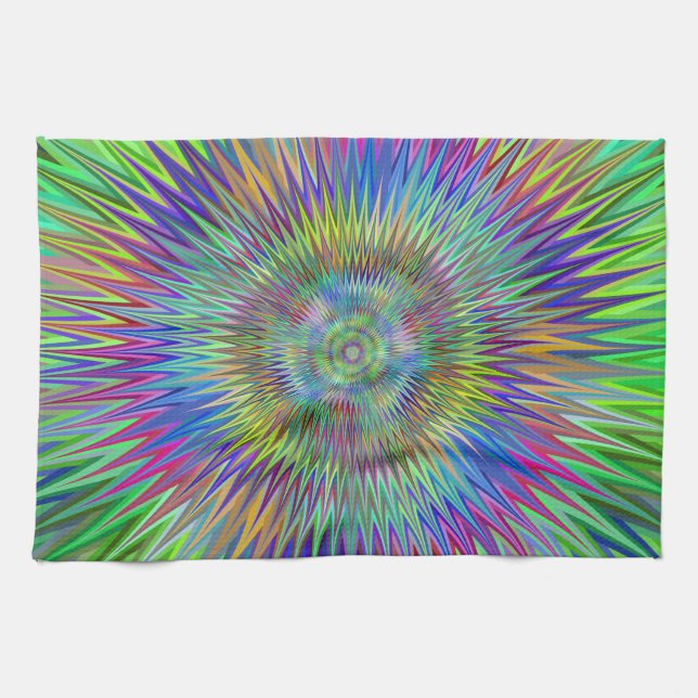 Hypnotic stars tea towel (Horizontal)