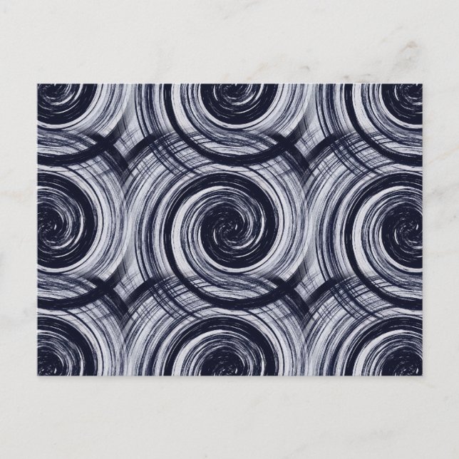 Hypnotic Swirls Postcard (Front)