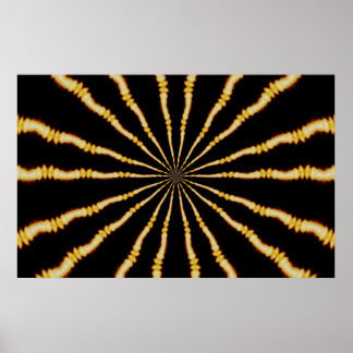 Hypnotic Trippy Mesmerising Psychedelic Art Poster