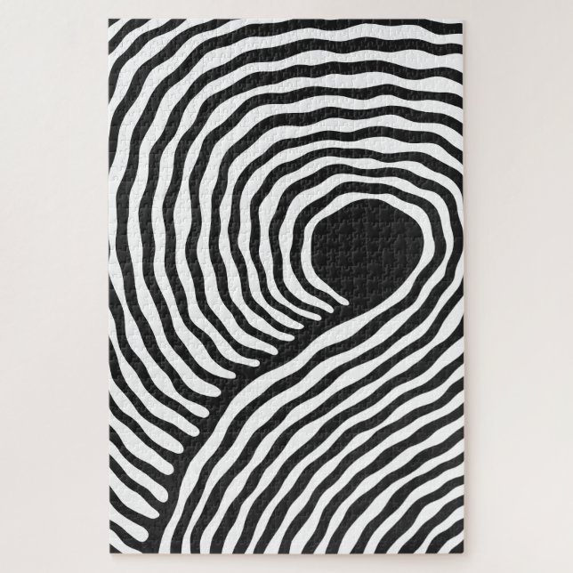 Hypnotic Wave Jigsaw Puzzle (Vertical)