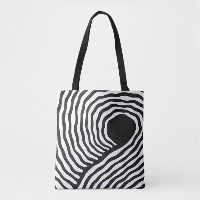 Hypnotic Wave Tote Bag (Front)
