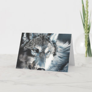 Hypnotic - Wolf Greeting Card