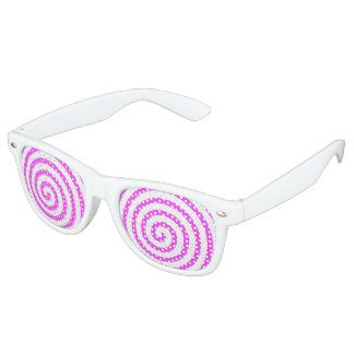 Hypnotised Pink Retro Sunglasses