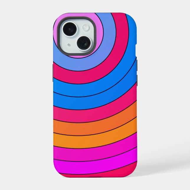 Hypnotised(ultra violet) iPhone case (Back)