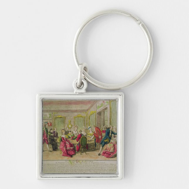 Hypnotism Session with Franz Anton Mesmer  1784 Key Ring (Front)