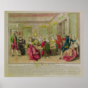 Hypnotism Session with Franz Anton Mesmer  1784 Poster