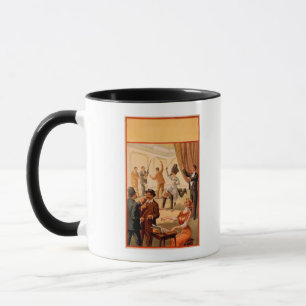 Hypnotist controlling room of People Theatre Mug