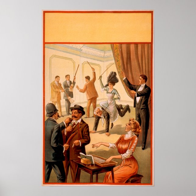 Hypnotist controlling room of People Theatre Poster (Front)