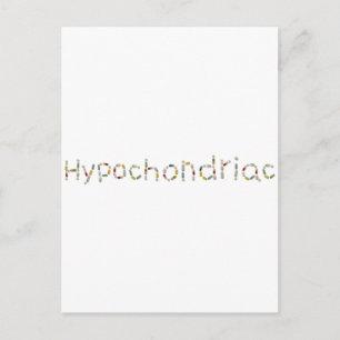 hypochondriac postcard