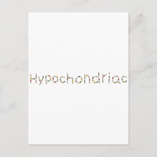 hypochondriac postcard (Front)