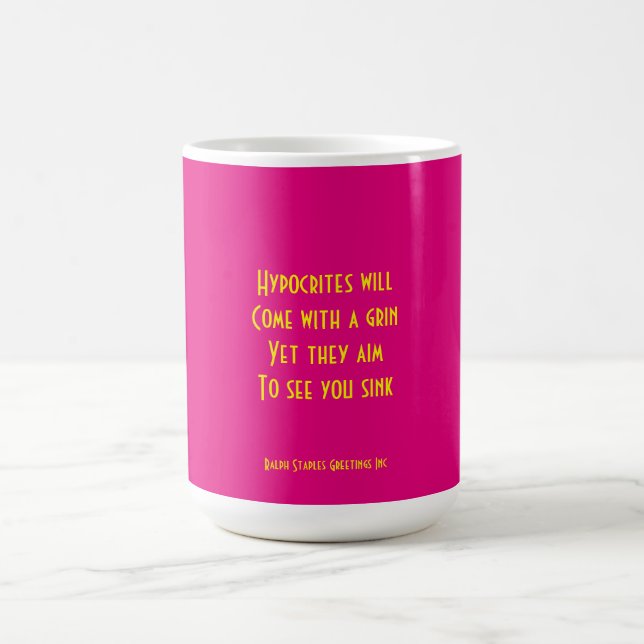 Hypocrites Coffee Mug (Center)