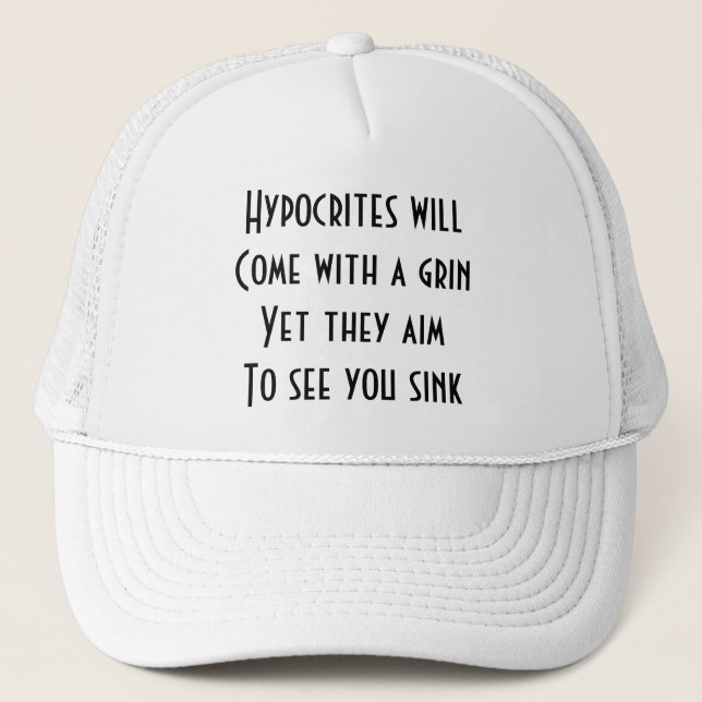 Hypocrites Trucker Hat (Front)