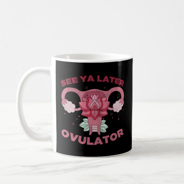 Hysterectomy Recovery Products Peace Out Uterus Hy Coffee Mug (Left)