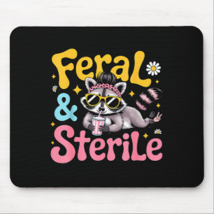 Hysterectomy recovery racoon feral and sterile mouse pad