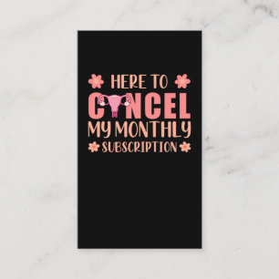 Hysterectomy Support Uterus Removal Survivor Business Card