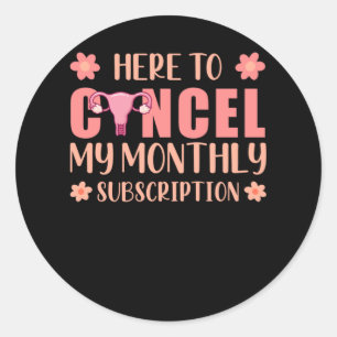 Hysterectomy Support Uterus Removal Survivor Classic Round Sticker