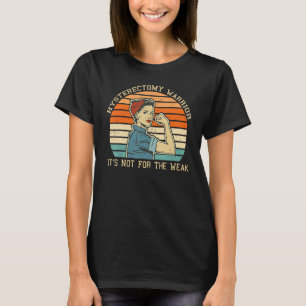 Hysterectomy Warrior Retro Uterus Removal Surgery  T-Shirt
