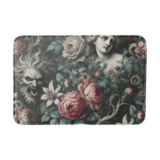 Hysteria Hides in the Blooms – Gothic Victorian Bath Mat