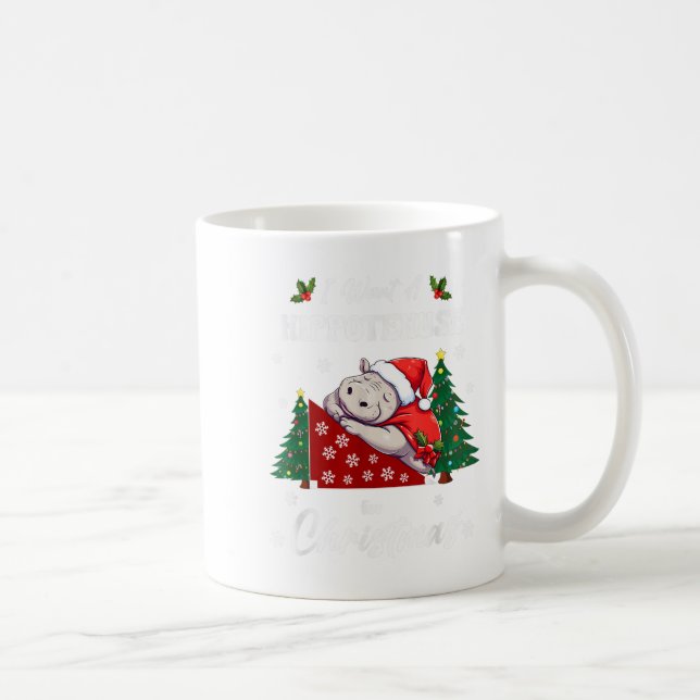 Hytenuse Christmas Math Teacher Kids I Want Hiptam Coffee Mug (Right)