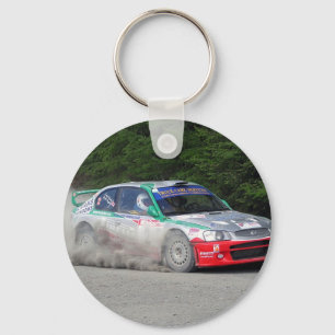 Hyundai Accent WRC Rally Car Key Ring