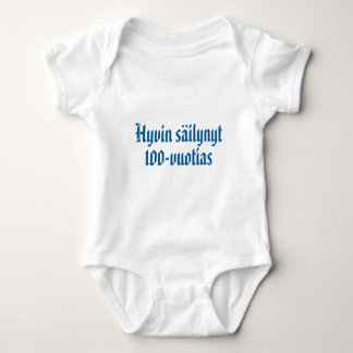 Hyvin säilynyt 100-vuotias 1 baby bodysuit